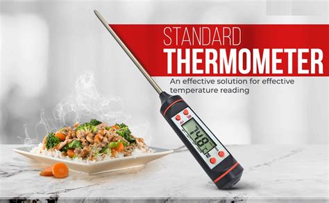 MCP Digital Instant Read Stainless Steel Cooking Thermometer : Amazon ...
