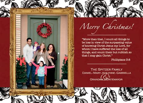 Printable Personalized Christmas Cards