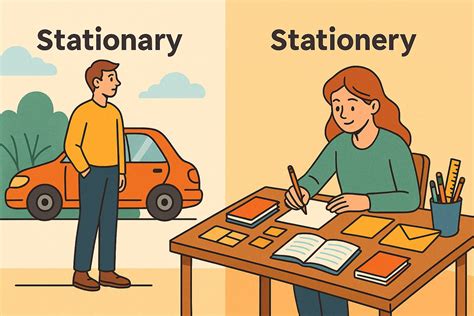 Stationary vs. Stationery: Meaning, Difference, and Correct Usage