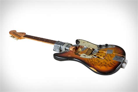 Kurt Cobain Stage-Smashed Fender Guitar | Uncrate