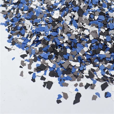 454G/1Lb Blend Decorative Color Chips Epoxy Floor Flakes Garage Floor ...