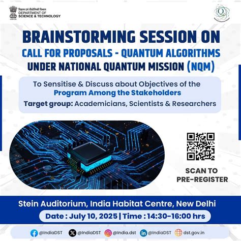 Brainstorming Session on Call For Proposals - Quantum Algorithms under ...