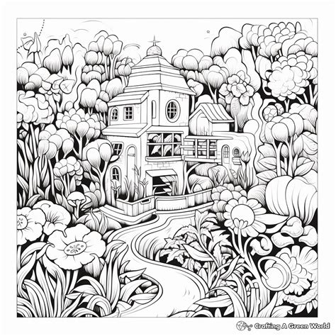 Free Printable Garden Coloring Pages