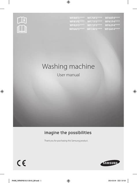 Image result for Samsung Washing Machine Operating Manual