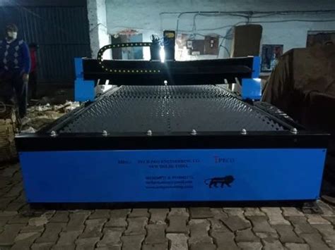 CNC Plasma Cutting Machine - MS Table Type CNC Plasma Cutting Machine ...