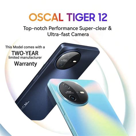 OSCAL Teléfono móvil Tiger12, smartphone Android 13, batería de 5000mAh ...