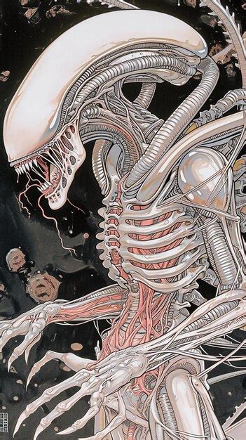 Alien Xenomorph Anatomy 的图像结果