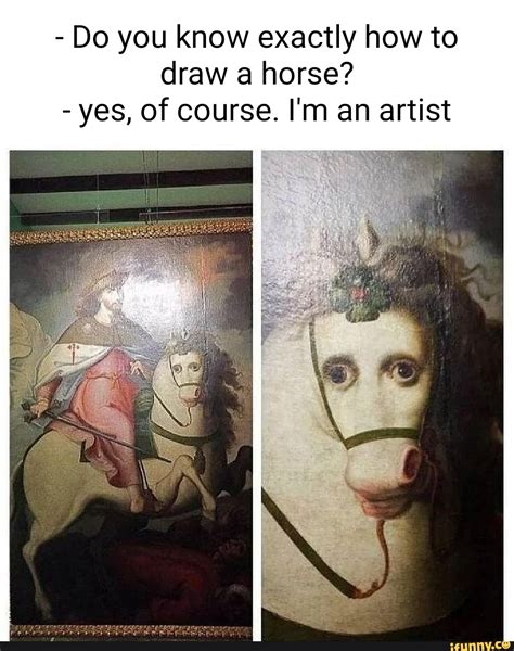 How To Draw A Horse Meme