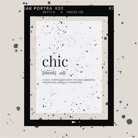 Chic Definition English at Zac Ayers blog