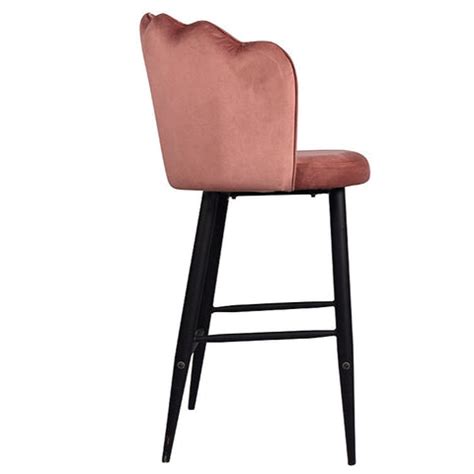 Buy Thrace Bar Chair In Premium Pink Color - GetMyCouch