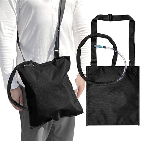 Urine Drainage Bag Holder with Catheter Tube Cover & Adjustable Strap, Catheter Bag Covers with ...