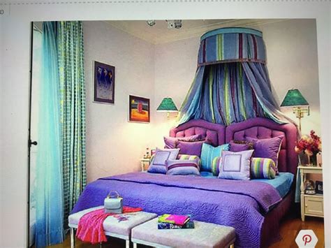 blue purple bedroom ideas