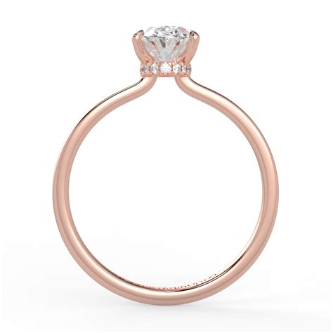 Famke Ring - 18K RG 1.174 ct Lab Grown Diamond Solitaire Ring