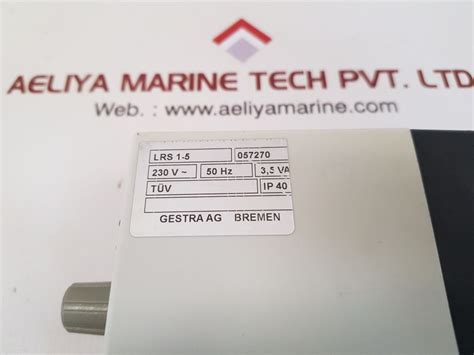 Gestra flowserve lrs 1-5 conductivity limit switch – Aeliya Marine Tech