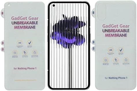 GADGET GEAR Plastic Nothing Phone 1 Matte Unbreakable Screen Protector ...