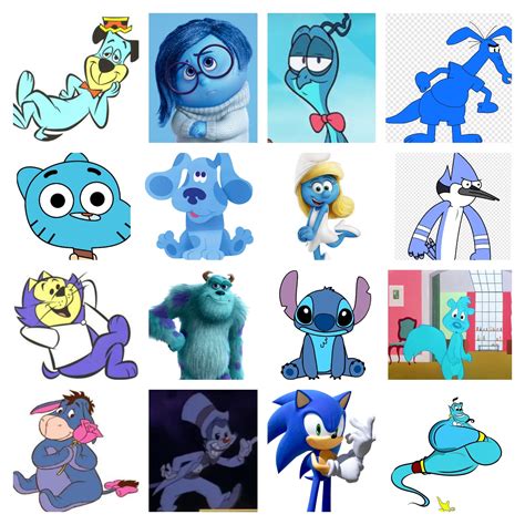 Blue Characters