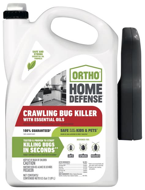 Ortho Home Defense Crawling Bug Killer with Essential Oils, 0.5 gal ...