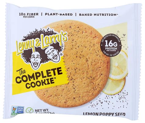 Amazon.com: Lenny & Larry's The Complete Cookie, Lemon Poppy Seed, 16g ...
