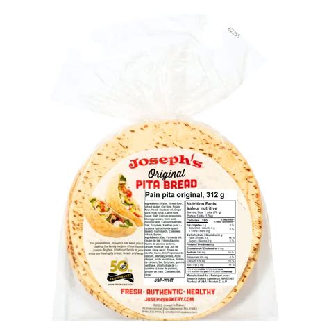 Joseph’s Bakery Vegan Pita Bread Original at NaturaMarket