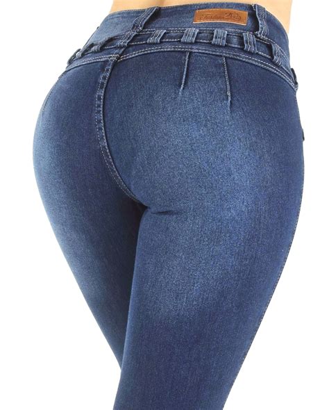 Jeans Levanta Cola High Waist Butt Lift Skinny Jeans Colombian Design ...