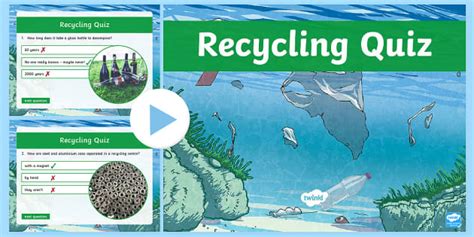 Recycling Quiz KS2 PowerPoint | Recycling Week Resources