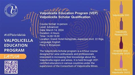 Valpolicella Education Program (VEP) in Latvia , Grand Hotel Kempinski ...