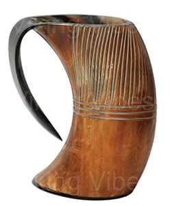 Buy Loop Viking Vibes Drinking Horn Mug Tankard Special Edition - Hand ...