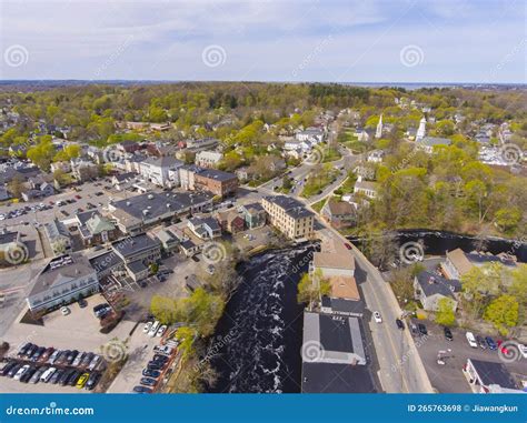 Ipswich Aerial View, Massachusetts, USA Stock Photo - Image of bridge ...