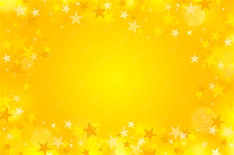 Gradient yellow star background | Premium Vector