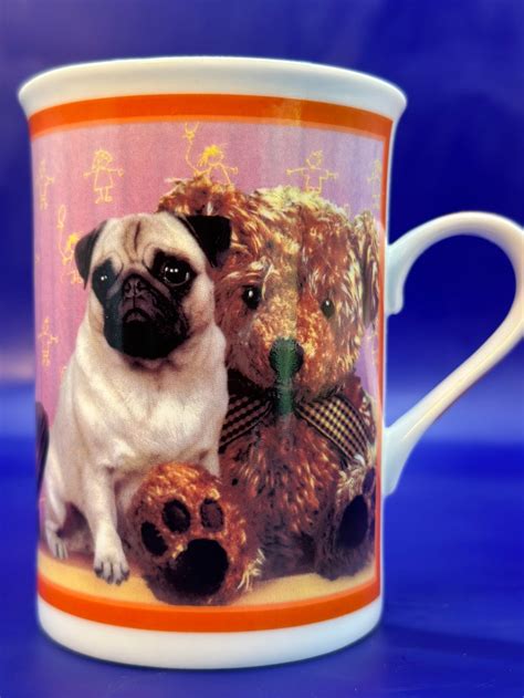 Danbury Mint Playtime Pugs Mug - CupofMood