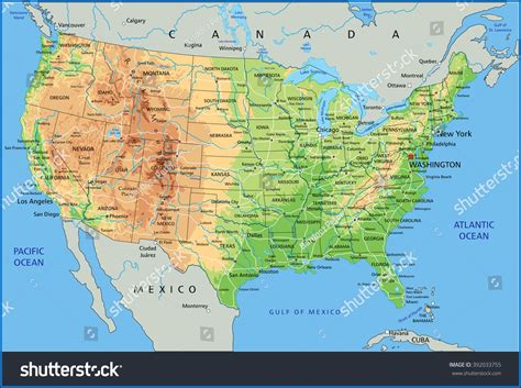 USA Geographic Map 的图像结果