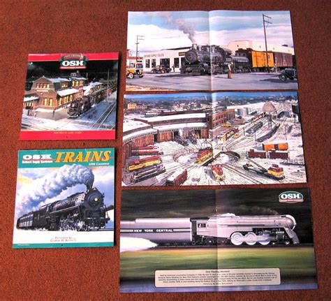 1998 / 2003 OSH Trains & Railroad Calendars + Wall Art Posters Orchard ...