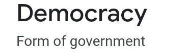 what is democracy, any KTM malayaalees here - Brainly.in