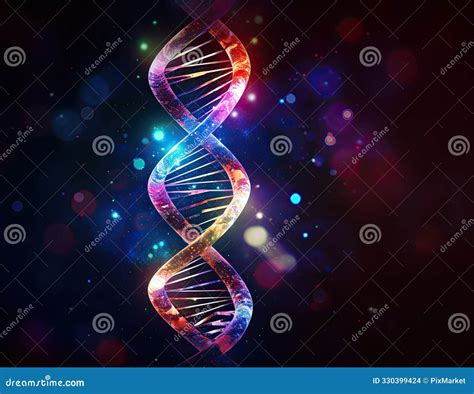 DNA Gene Helix stock illustration. Illustration of biotechnology - 330399424