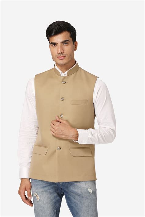 Wintage Men's Poly Cotton Festive and Casual Nehru Jacket Vest ...