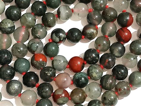 Bloodstone mala to bring strength of mind & confidence – Devshoppe