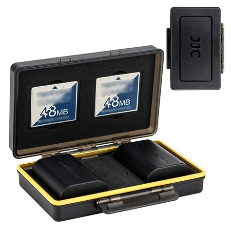 Buy Camera Battery and CF Card Case Holder,Water-Resistant & Shockproof ...