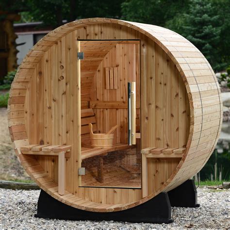 Almost Heaven Holton 2 Person Barrel Steam Sauna | Costco UK