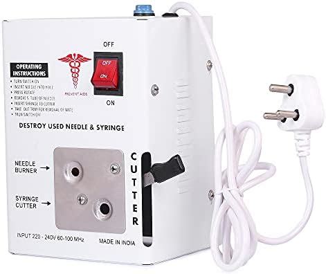 DARSHMOTI® Needle Syringe Destroyer Electric, Needle Destroyer Machine ...