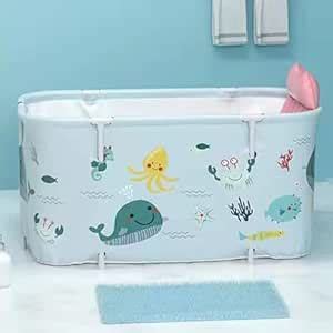 KRLZ Portable Bathtub, Japanese Soaking Bath Tub for Shower Stall ...