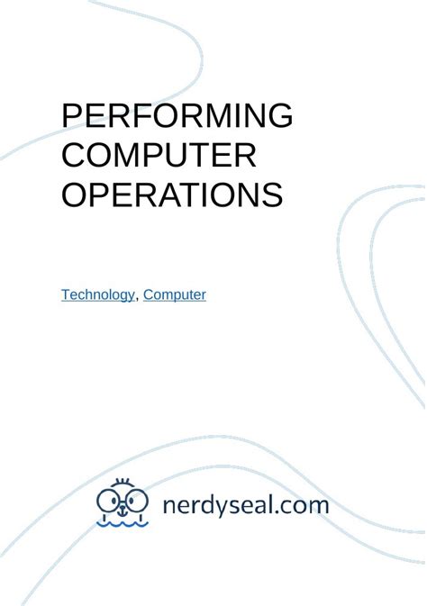 Image result for Performing Computer Operations