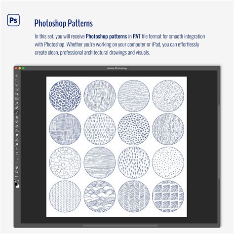 Procreate & Photoshop Inked Patterns Brushset – Toffu Co