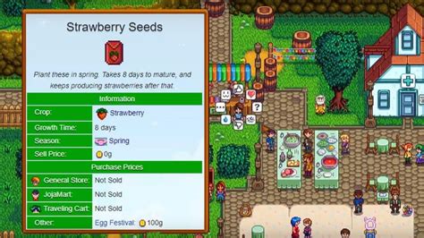 Stardew Valley Strawberry: How to get seeds & best way to harvest ...