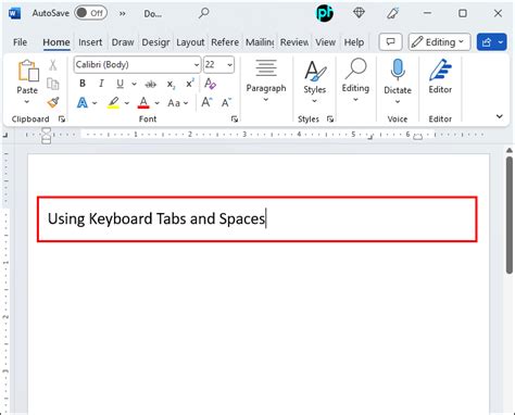 How to Add Alignment Line in Word 的图像结果