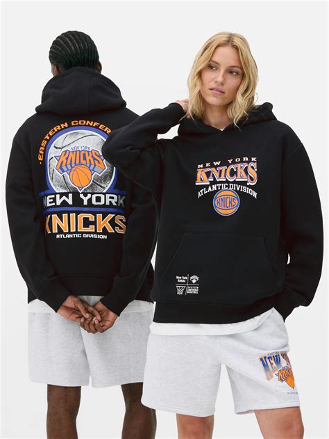 Men's;Women's;Unisex Black NBA New York Knicks Hoodie | Primark