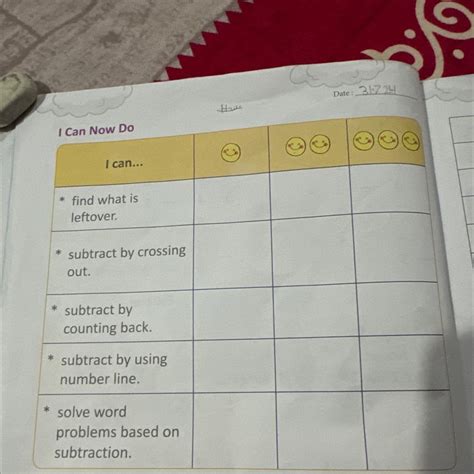 I Can Now DoI can...find what isleftover.* subtract by crossingout ...