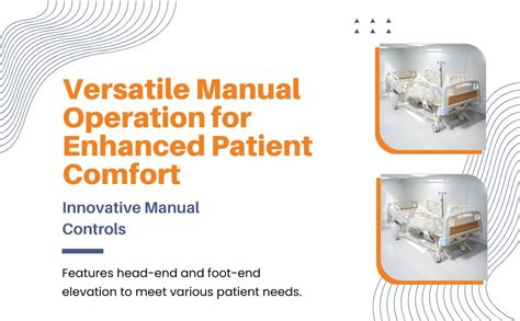 Kay2K Hospital Bed or Medical Two Function Manual Fowler Bed Abs Panel ...