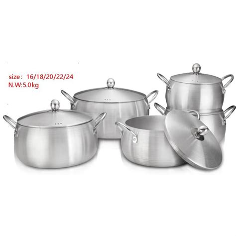 Aluminium Cooking Pot – 5 in 1 – Rukkytex Empire
