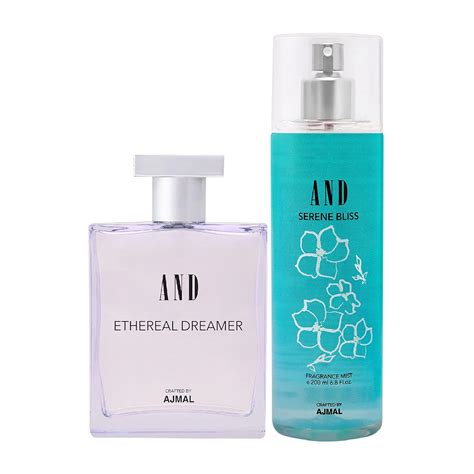 AND Ethereal Dreamer Eau De Parfum 100ML & Serene Bliss Body Mist 200ML ...