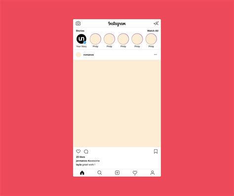 Free Instagram Post Mockup (PSD)